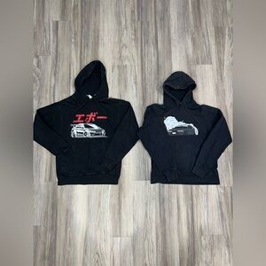 Black Graphic Men's Hoodies